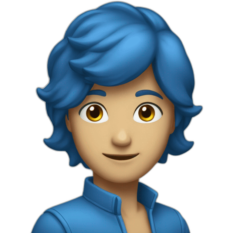 étoile bleu emoji