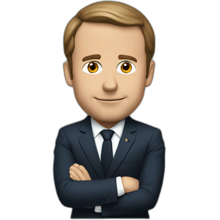 Macron sur un âne  emoji