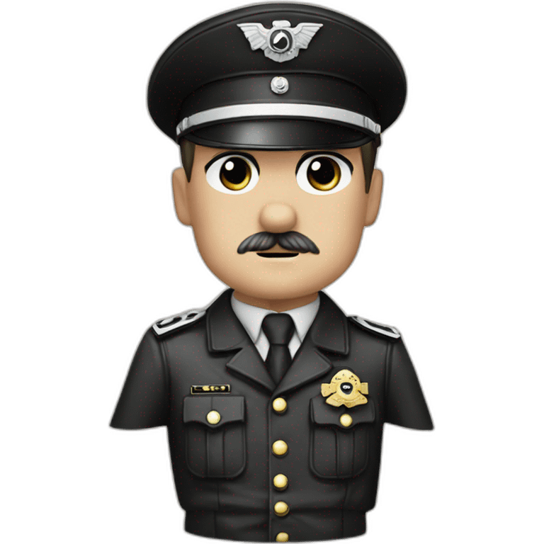 Adolf Hitler is batman ss officer nice emoji