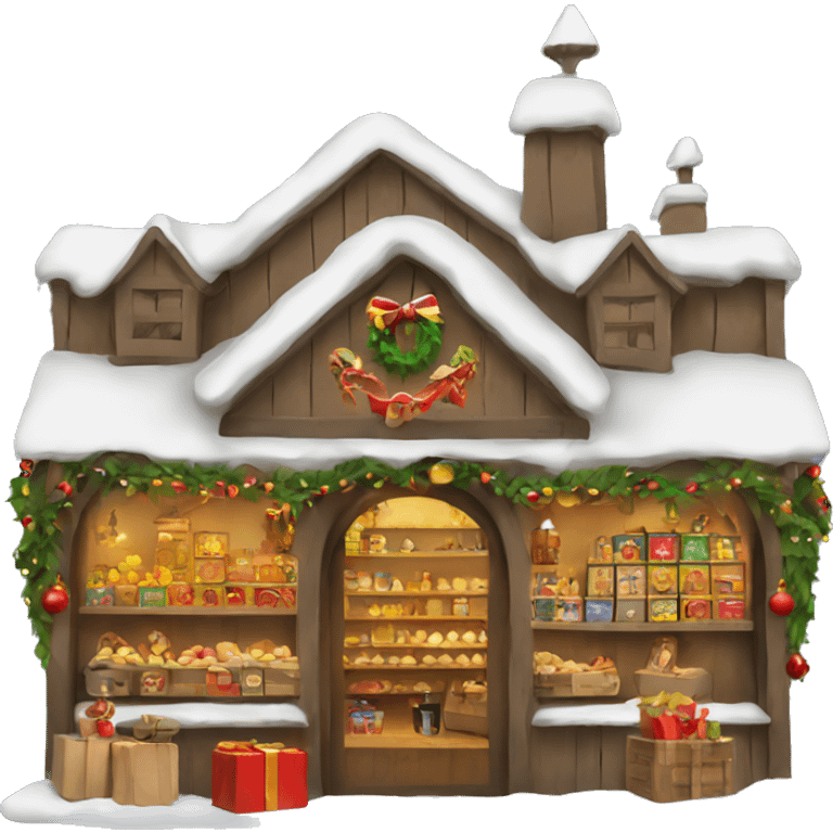 Christmas market emoji