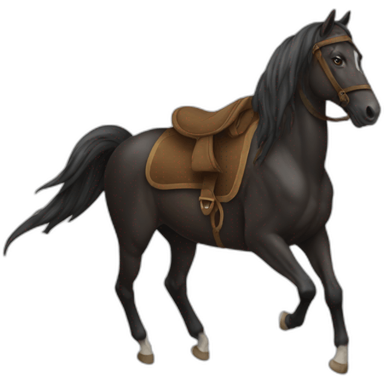 Khazah in horse emoji