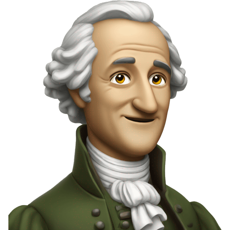 Goethe with thumbs up emoji