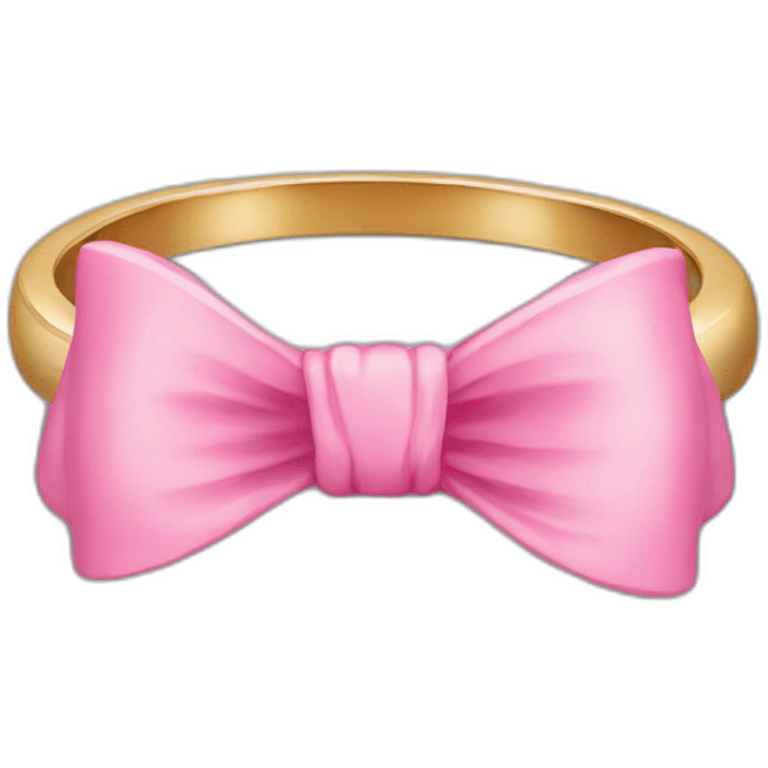 ring bow pink emoji