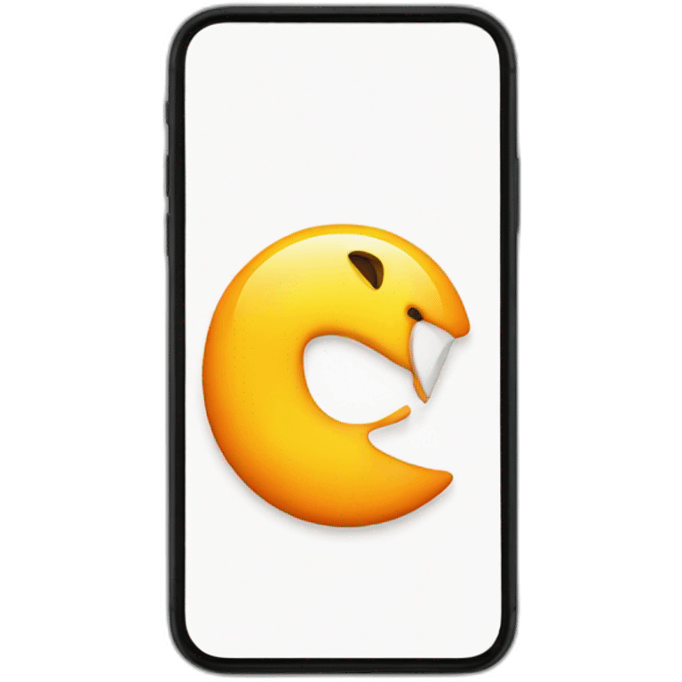 iOS Swift logo on an iPhone emoji