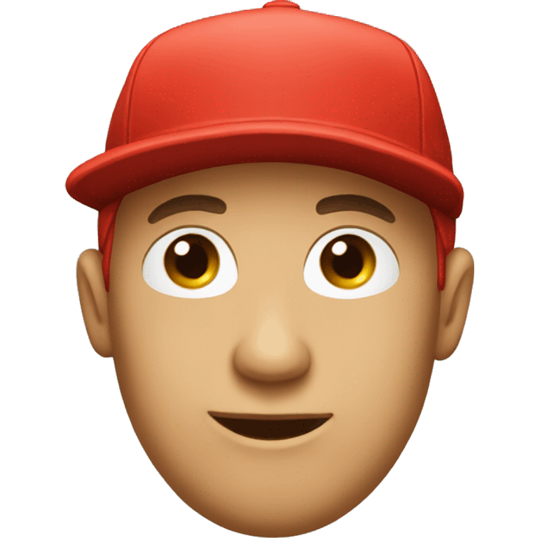 Plain Red cap emoji