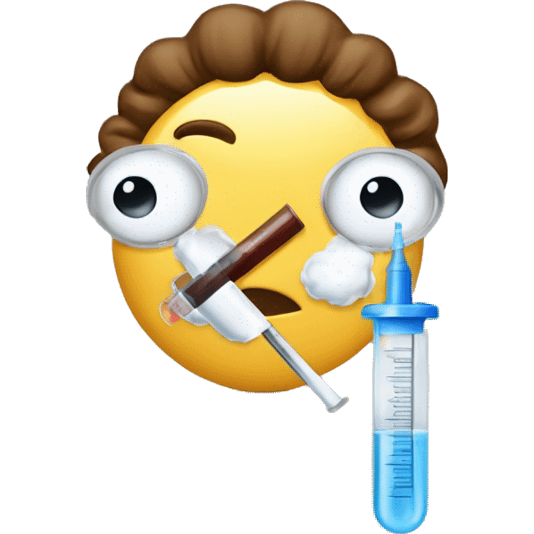 i dont want any emojis, i want a professional sign that shows a syringe and vaccination against the Human Papillomavirus emoji