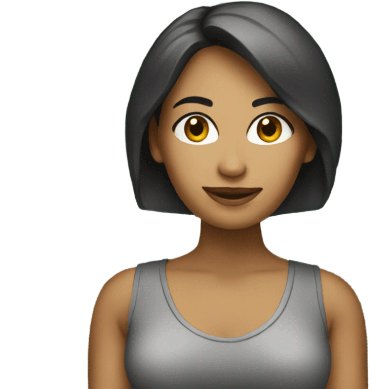 Mujer con dinero emoji