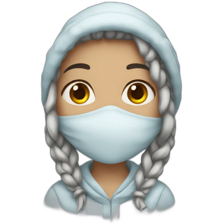 Cold-girl emoji