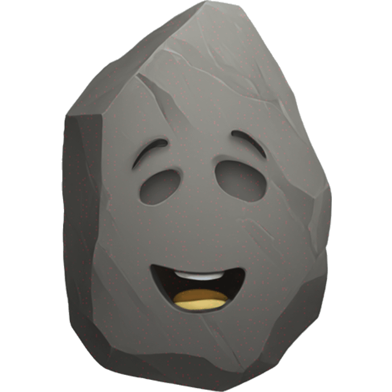 Rock emoji