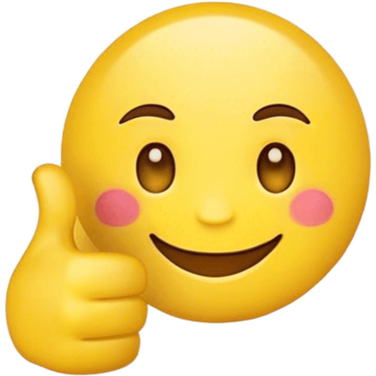 Emoji doing the thumps up  emoji