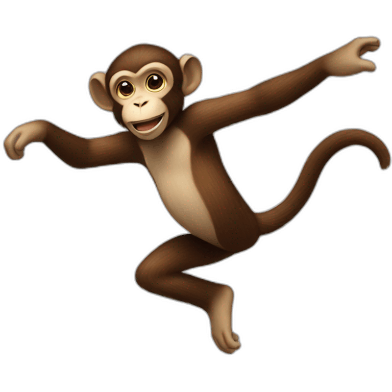 dancing monkey emoji