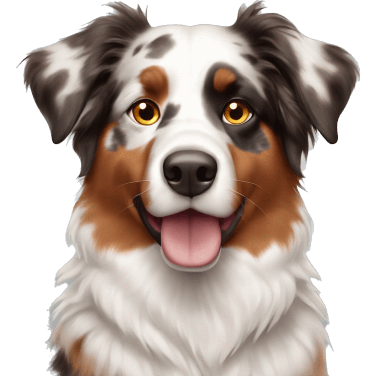 Red merle australian sheperd emoji