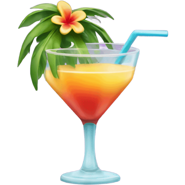 tropical cocktail  emoji