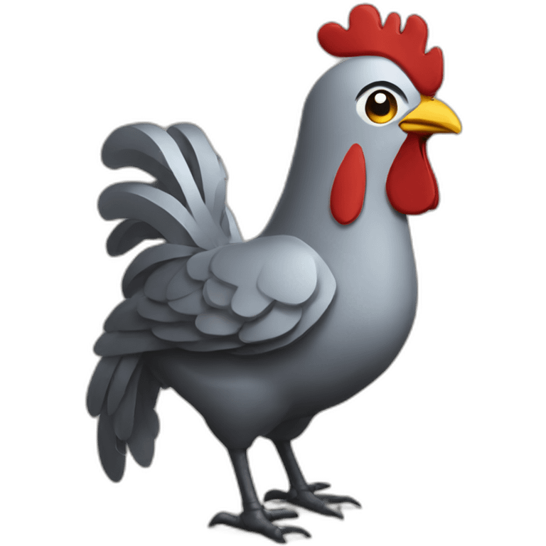 iron chicken emoji