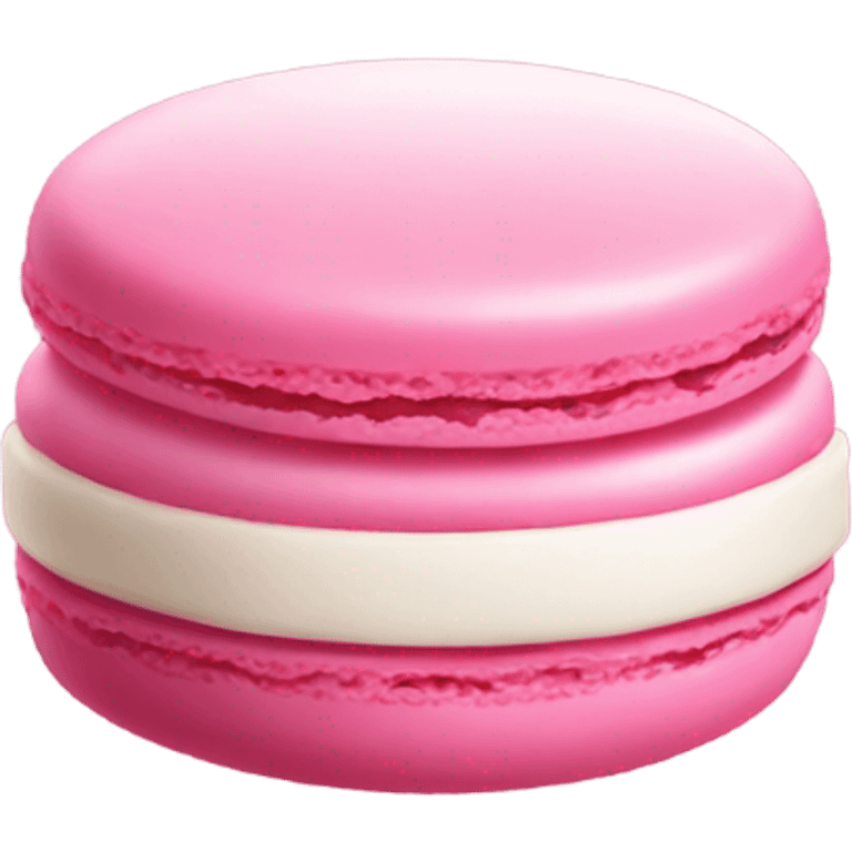 Pink macaron emoji