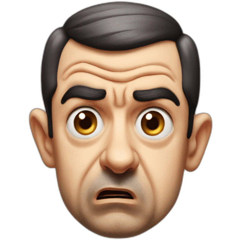 mr.bean crying emoji