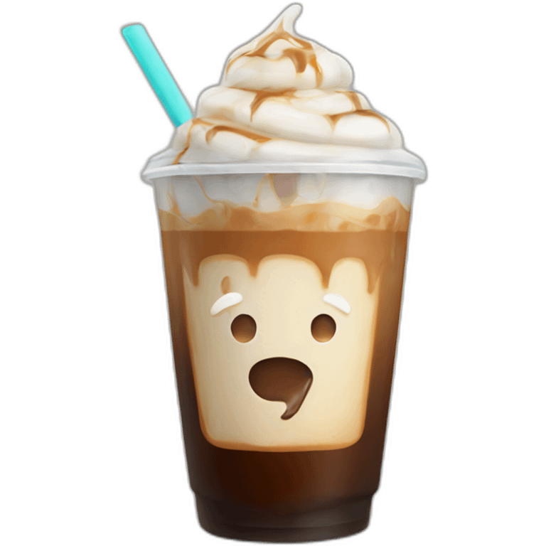 Iced espresso emoji