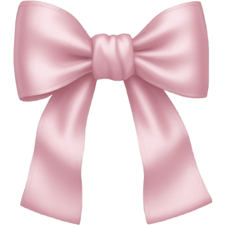 Baby pink bow emoji