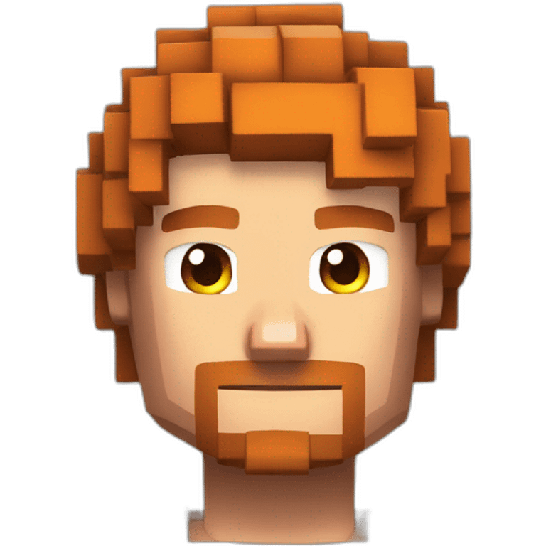 Minecraft cheveux roux emoji