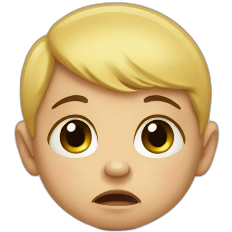 crying baby emoji