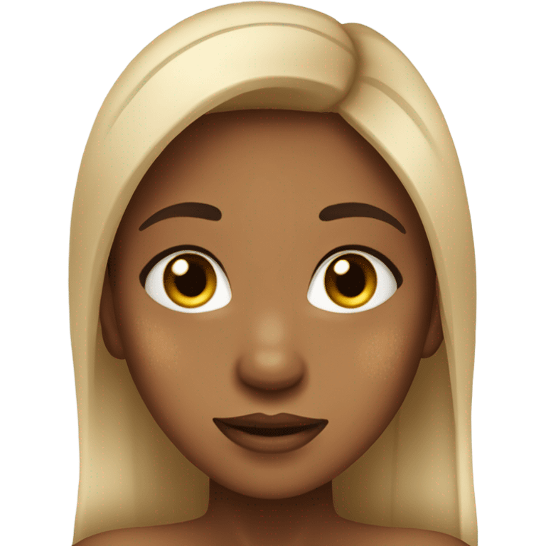 Hyperpigmentation girl emoji