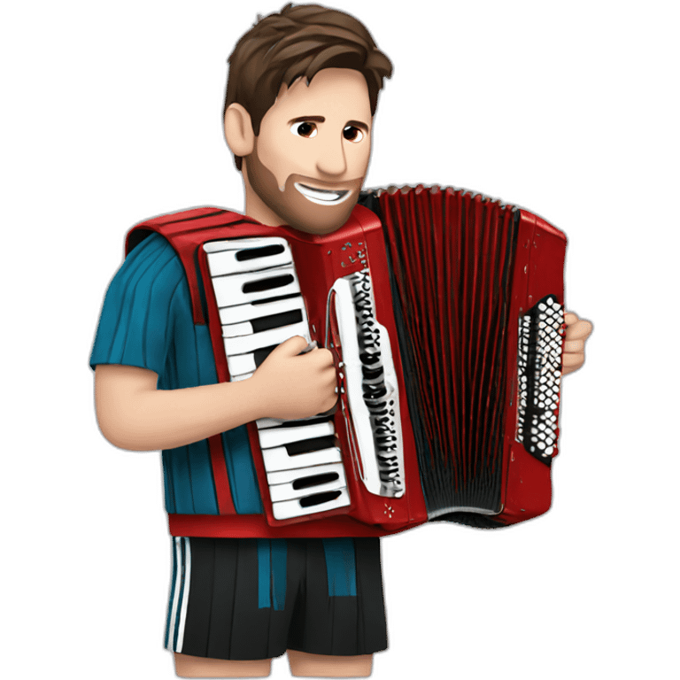 Messi play accordion emoji