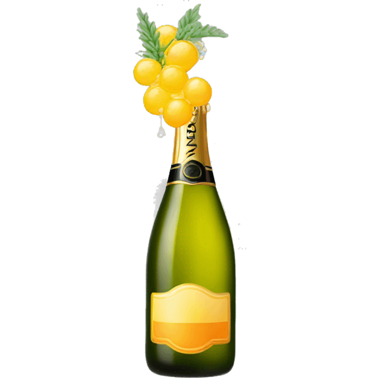 a mimosa champagne  emoji